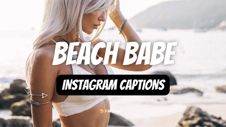 Beach Babe Captions for Instagram